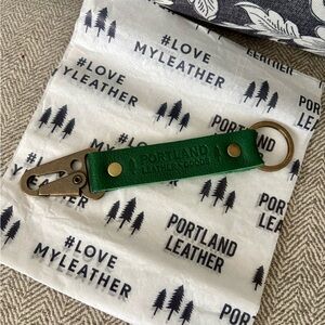 Portland Leather Forest Green Key Holder
